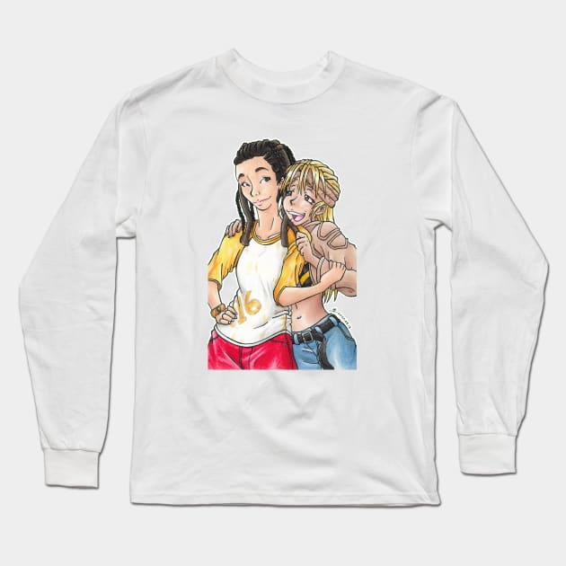 Koyomi and Shimura Long Sleeve T-Shirt by KranberriJam